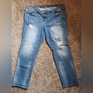 TORRID Boyfriend Straight Distressed Jeans - Vintage Stretch Edition - Size 20